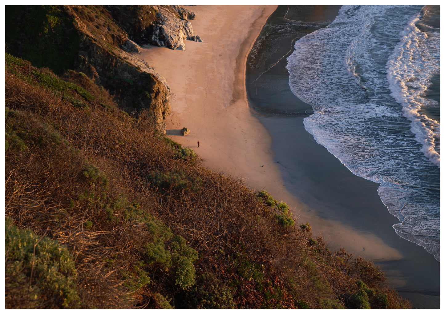 'Surfer Spotted at Big Sur'